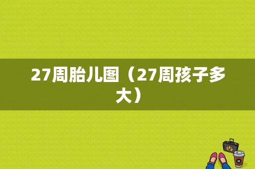 27周胎儿图（27周孩子多大）