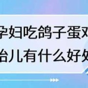 孕妇吃鸽子蛋对胎儿有什么好处（孕妇吃鸽子蛋最佳时期）