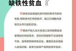 孕期缺铁性贫血的危害（孕期缺铁性贫血的危害有哪些）