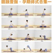 孕期瑜伽体位（孕期瑜伽体位图片）