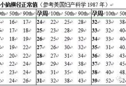 怀孕22周小脑横径范围是多少,胎儿小脑发育时间表