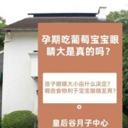 孕期吃葡萄孩子的眼睛会大么（怀孕时吃些葡萄可以使宝宝眼睛变大。请问是真的吗）