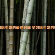 孕妇什么时间段喝牛奶最好？早上喝还是晚上喝好啊,孕期多喝牛奶的好处