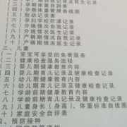 40周孕期全程手册（母子手册几周办理）