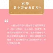 孕期多久会有反应（孕期多久会有反应）