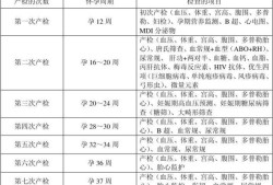 孕期健康检查（孕期健康检查）