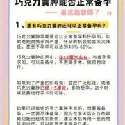 备孕期能吃巧克力吗（备孕期能吃巧克力吗女性）
