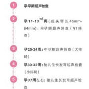 早中晚孕期（二级产前超声检查是什么）