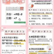 怀孕期怎么计算（【预产期怎么算最准】预产期的计算方法有哪些）