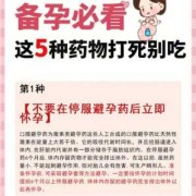 备孕期不能吃什么药（备孕期可以吃头疼药吗？吃了头疼药对备孕有影响吗）