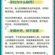 孕期补钙吃什么好（孕期补钙吃什么好呢）