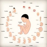 胎儿 发育 图（胎儿发育图一到九个月）