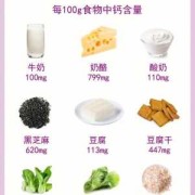 孕妇补钙食物有哪些,孕期补钙食品有哪些