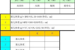 计算胎儿体重器（计算胎儿体重器的公式）