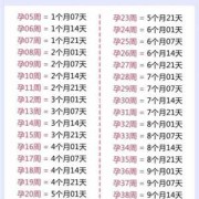 孕周如何计算,如何计算胎儿周期天数