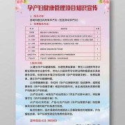 孕期的宣教（孕产妇健康管理服务内容）