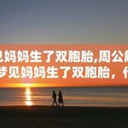 孕妇梦见生双胞胎儿子（孕妇梦见生双胞胎儿子是什么预兆）