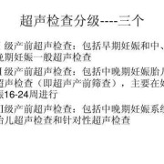 胎儿产前超声筛查（胎儿产前超声筛查的意义）