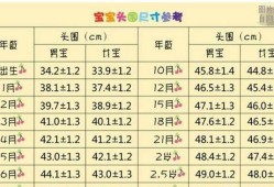 胎儿头围标准对照表（49厘米身长的婴儿头围是多少）