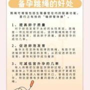 备孕期间能跳绳吗（备孕跳绳的好处有哪些呢）