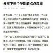 孕期经验（孕期经验分享）