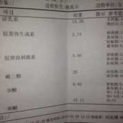 雌二醇孕期（雌二醇孕期正常值参考表）