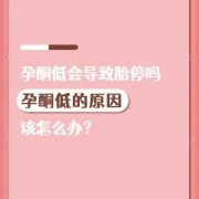 孕酮低会导致胚胎停育吗,早孕孕酮低会影响胎儿发育吗