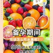 备孕期间不可以吃什么东西（备孕期间不能吃什么水果）