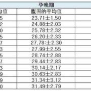 胎儿彩超标准（胎儿彩超标准对照表）