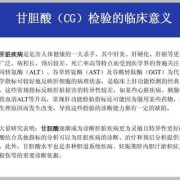 孕期甘胆酸（甘胆酸CG什么意思）
