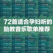 宝宝快出生了，推荐几首给宝宝听的适合胎教的歌曲，谢谢,孕期音乐胎教音乐歌曲