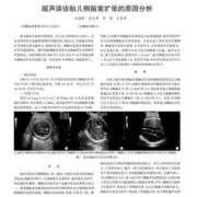 胎儿脑室大（胎儿侧脑室增宽是什么原因引起的）