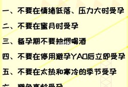备孕期注意事项及禁忌（备孕期注意事项及禁忌）