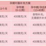 孕期补充叶酸（孕期补充叶酸多少合适）