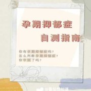 孕期抑郁症测试（怎么检查是否患有抑郁症）