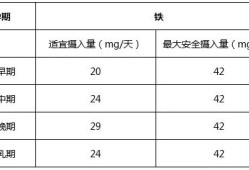 孕期所需铁（孕期所需铁量）