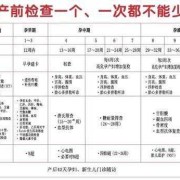 孕期检查流程（孕期检查流程表）