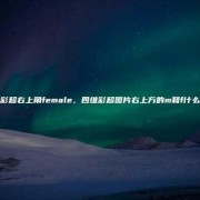 胎儿四维彩超图（四维彩超图片右上方的m和f什么意思）