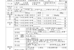 孕期表格图（深圳孕妇建档攻略）