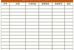 孕期计划（孕期计划表）