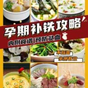 孕期补铁补血的食物（孕期补铁补血的食物大全）