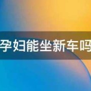 孕期开新车（孕妇能坐新车吗孕妇可以坐新车吗）