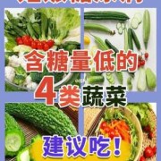 孕期低糖食物（低糖食物有哪些）
