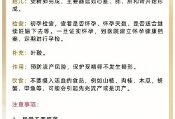 孕期前三个月（孕期前三个月要注意哪些事项）