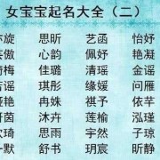 胎儿姓名（胎儿姓名免费打分）