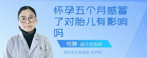 孕早期感冒对胎儿有影响吗(孕妇孕早期感冒对胎儿有影响吗) 第1张 孕早期感冒对胎儿有影响吗(孕妇孕早期感冒对胎儿有影响吗) 第1张