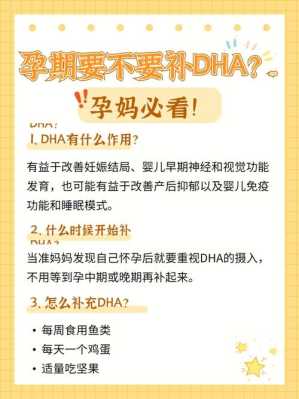 怀孕要补充DHA吗,孕期一定要吃dha吗?  第1张