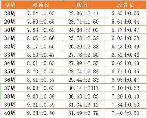 怀孕21周胎儿有多大（21周男胎儿双顶径与股骨长的标准是多少）  第1张