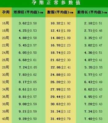 孕周双顶径标准,胎儿33周双顶径标准对照表 第2张 孕周双顶径标准,胎儿33周双顶径标准对照表 第2张