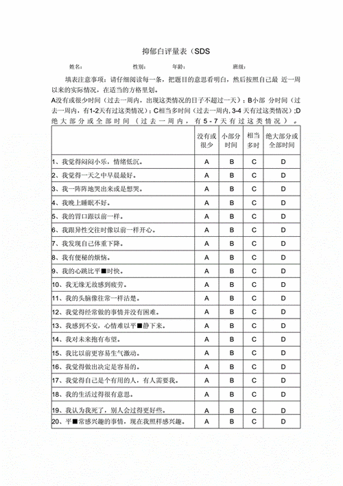 孕期抑郁测试(医院做的抑郁量表测试准确吗) 第3张 孕期抑郁测试(医院做的抑郁量表测试准确吗) 第3张